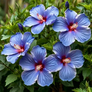 Гибискус садовый Блуминг Квин купить по цене от 259р. в интернет-магазине «Посадика» с доставкой почтой в в Кириллове и по всей России – [изображение №1].