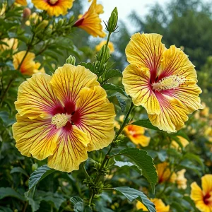 Гибискус Свит Соната купить по цене от 249р. в интернет-магазине «Посадика» с доставкой почтой в в Кириллове и по всей России – [изображение №1].